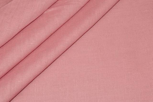 Vendita on line tessuto puro lino colore rosa - tessuti abbigliamento lino