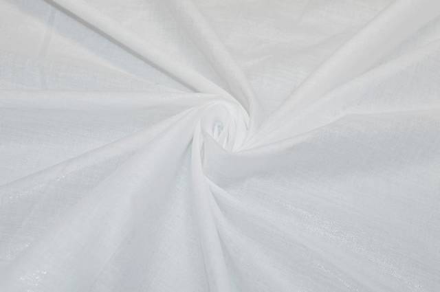 Vendita on line tessuto termoadesivo leggero in cotone bianco - tessuti abbigliamento fodere / adesivi