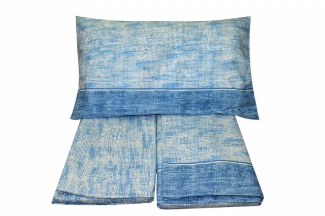 Vendita on line completo lenzuolo singolo flanella biancaluna mod. opera var. cora azzurro 110 - biancheria per la casa