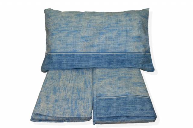 Vendita on line completo lenzuolo singolo flanella biancaluna mod. opera var. cora azzurro 110 - biancheria per la casa
