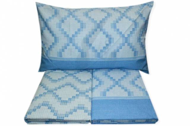 Vendita on line completo lenzuola flanella matrimoniale biancaluna opera var. mida azzurro 170 - biancheria per la casa biancaluna