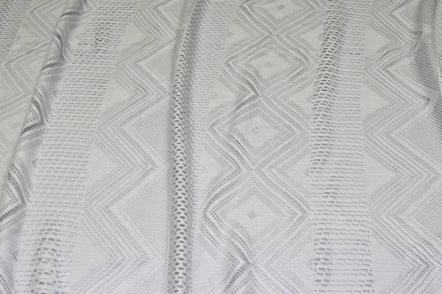 Vendita on line tessuto jersey in pizzo grigio - tessuti abbigliamento viscosa