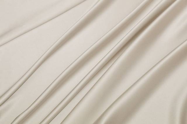 Vendita on line tessuto raso pura seta mezza altezza color havana - tessuti abbigliamento taffetas / rasi / shantung