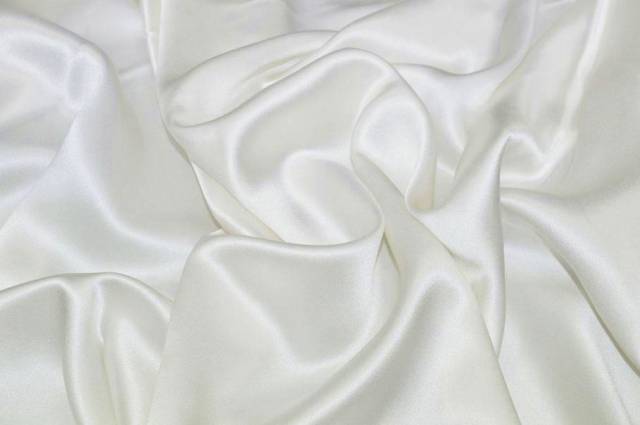 Vendita on line tessuto raso pura seta color naturale - tessuti abbigliamento taffetas / rasi / shantung