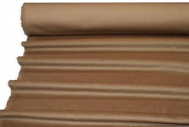 Vendita on line tessuto pura lana tinto filo cammello - tessuti abbigliamento