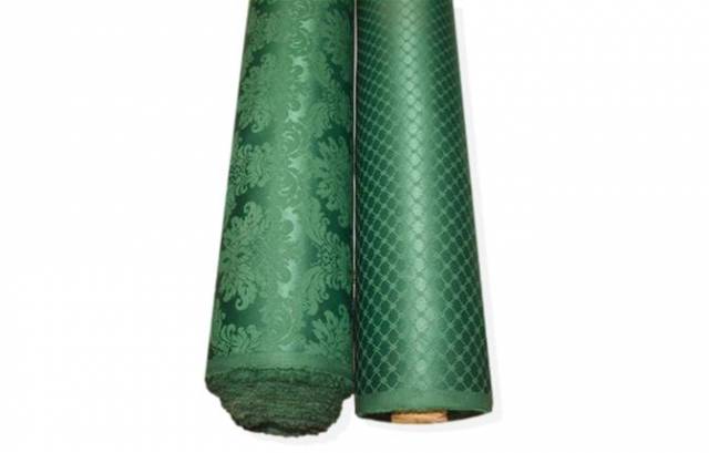 Vendita on line tessuto damascato coordinati verde - tessuti arredo casa jacquard & damascati