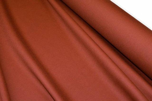 Vendita on line tessuto flanella lana stretch color bruciato - tessuti abbigliamento lana flanelle