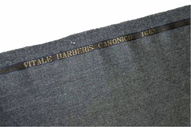 Vendita on line tessuto flanella pura lana super 120's color grigio vitale barberis canonico - tessuti abbigliamento lana flanelle