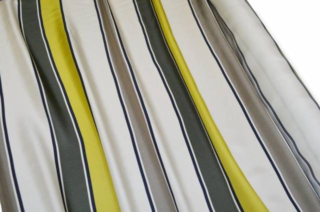 Vendita on line tessuto saglia pura seta fantasia rigone - tessuti abbigliamento sete