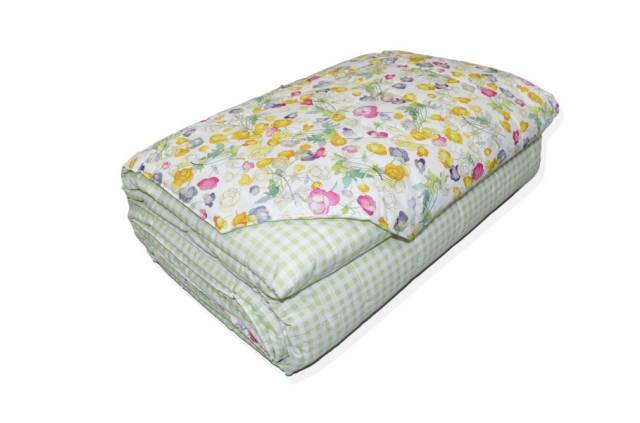 Vendita on line copriletto trapuntato matrimoniale double/reversibile fazzini modello blooms - biancheria per la casa fazzini