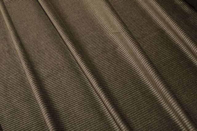 Vendita on line tessuto velluto a coste 450 righe color fango - cotoni