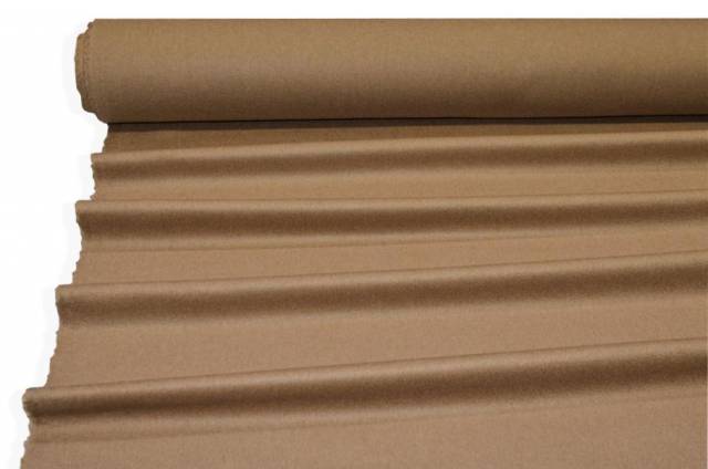 Vendita on line tessuto puro cashmere peso giacca color cammello - tessuti abbigliamento lana