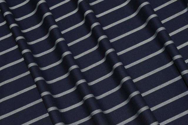 Vendita on line tessuto flanella pura lana rigone blu - tessuti abbigliamento lana