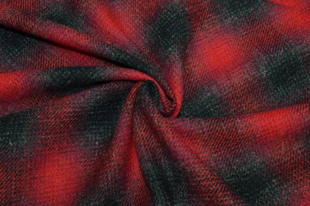 Vendita on line tessuto pura lana peso giacca quadro rosso grigio - occasioni e scampoli