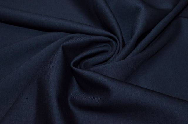 Vendita on line tessuto lana pettinata stretch blu - occasioni e scampoli