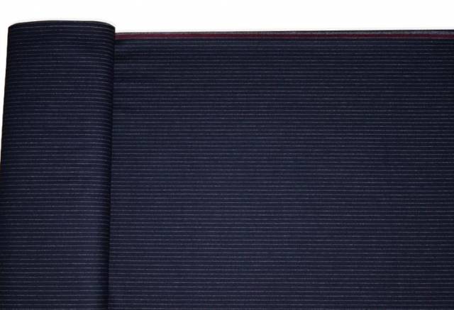 Vendita on line tessuto flanella pura lana gessato blu - occasioni e scampoli lane e cashmere