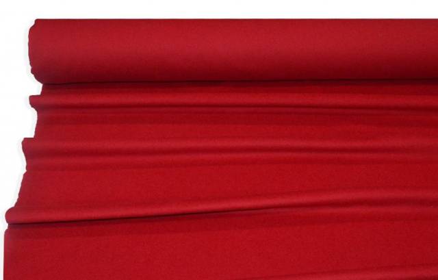 Vendita on line tessuto cappotto velour pura lana rosso - occasioni e scampoli