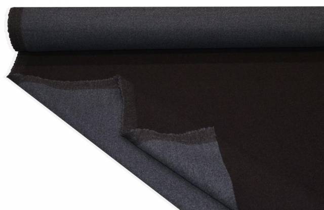 Vendita on line tessuto cappotto double pura lana lanificio drago grigio marrone - occasioni e scampoli