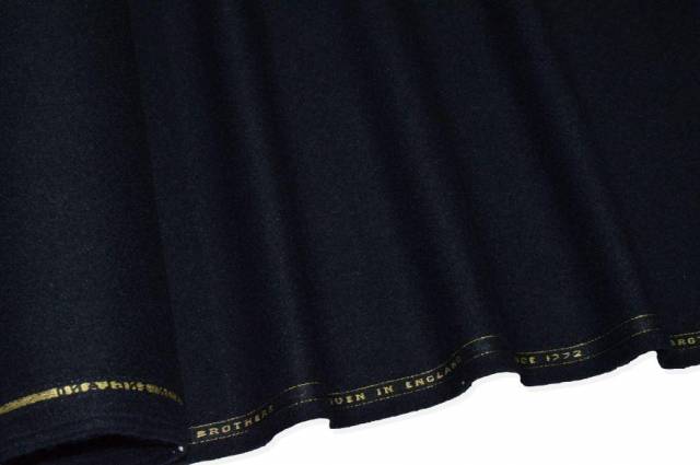 Vendita on line tessuto cappotto pura lana inglese blu notte - occasioni e scampoli