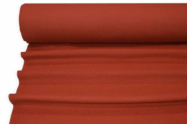 Vendita on line tessuto misto lana effetto casentino color aragosta - tessuti abbigliamento lana