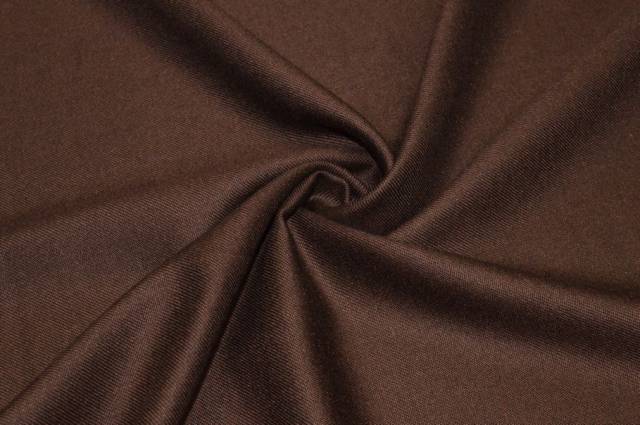Vendita on line tessuto twill misto cashmere seta marrone - tessuti abbigliamento lana