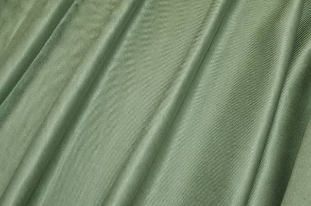 Vendita on line tessuto misto lino seta color salvia - tessuti abbigliamento lino