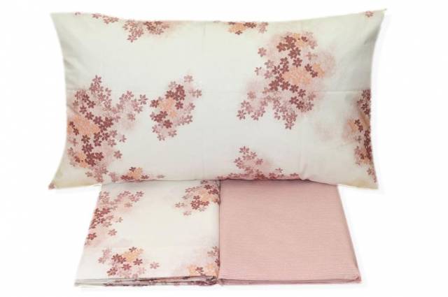 Vendita on line completo lenzuola matrimoniale gabel modello roma var. rosa incanto 113 - biancheria per la casa matrimoniale