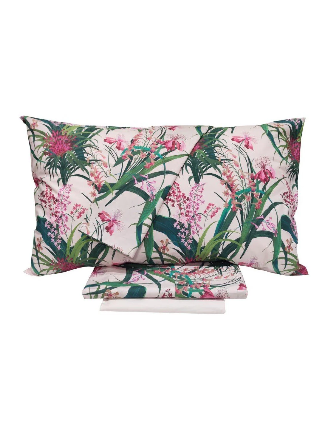 Vendita on line completo lenzuola matrimoniale fazzini modello hibiscus 1 - biancheria per la casa matrimoniale