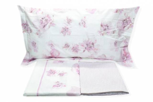Vendita on line completo lenzuola flanella matrimoniale gabel modello marlena var. petalo 170 - biancheria per la casa gabel