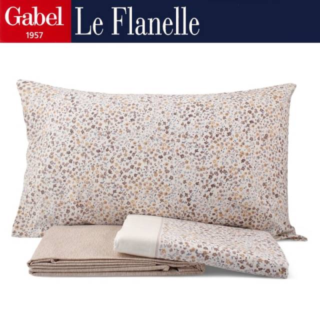 Vendita on line completo lenzuola flanella matrimoniale gabel modello anita variante duna 586 - biancheria per la casa gabel