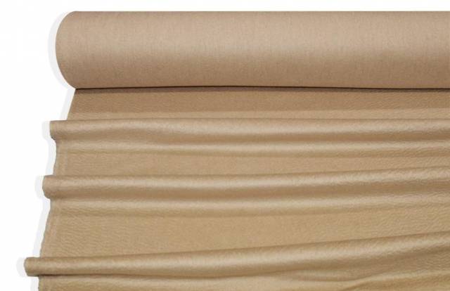 Vendita on line tessuto cappotto puro cashmere zibellinato color beige - prodotti