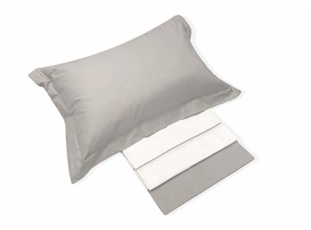 Vendita on line completo lenzuola matrimoniale vallesusa modello vera var. acciaio 903 - biancheria per la casa matrimoniale