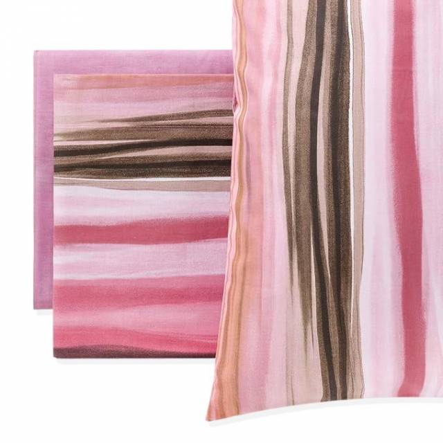 Vendita on line completo lenzuola singolo riviera modello tito var. rosa champagne - biancheria per la casa singolo completo lenzuola