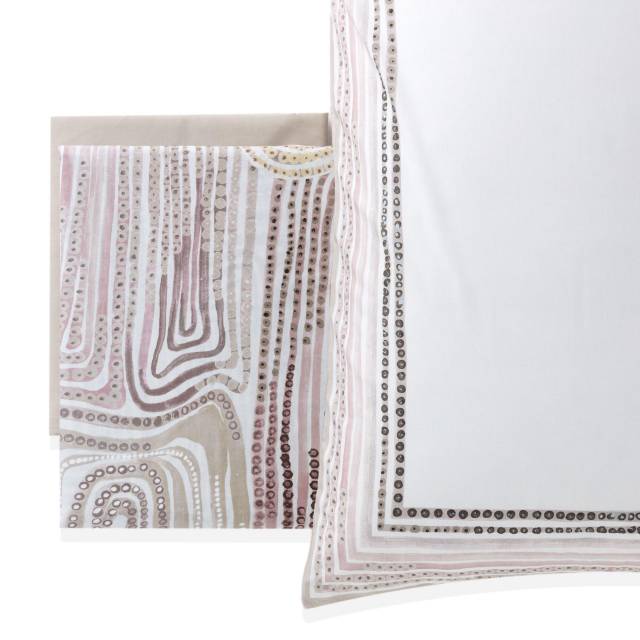 Vendita on line completo lenzuola singolo riviera modello gemma var. cammello - biancheria per la casa singolo completo lenzuola