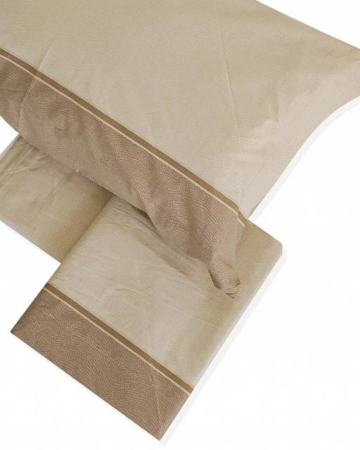 Vendita on line completo lenzuola singolo biancaluna modello dern var. beige 3200 - biancheria per la casa singolo completo lenzuola