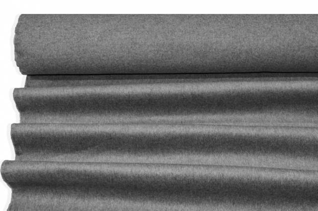Vendita on line tessuto cappotto double misto cashmere grigio - tessuti abbigliamento