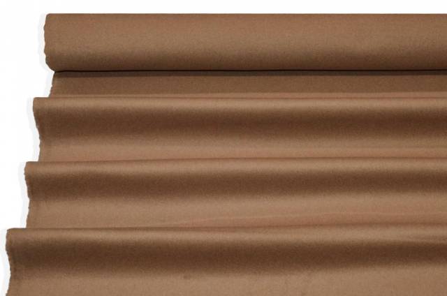 Vendita on line tessuto cappotto double pura lana colore cammello - tessuti abbigliamento