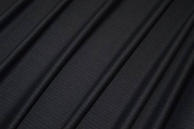 Vendita on line tessuto tasmania pura lana gessato grigio scuro - tessuti abbigliamento