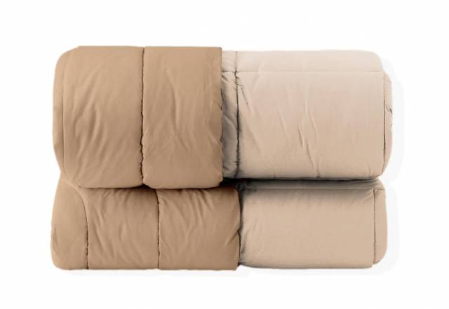 Vendita on line trapunta matrimoniale riviera modello passpartout winter var beige cammello 0101 - biancheria per la casa riviera