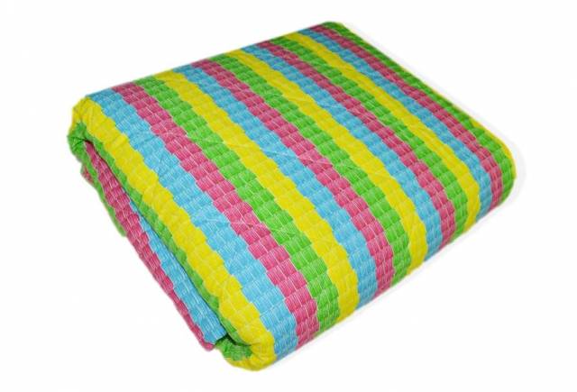 Vendita on line copriletto trapuntato matrimoniale happidea modello brick variante 14k - biancheria per la casa matrimoniale copriletto trapuntato