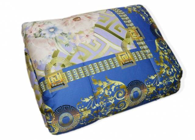 Vendita on line copriletto trapuntato matrimoniale gfferrari modello gold variante blu 09 - biancheria per la casa