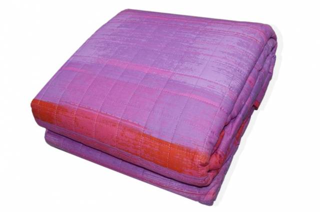 Vendita on line copriletto trapuntato matrimoniale zambaiti modello new age variante viola 0460 - biancheria per la casa
