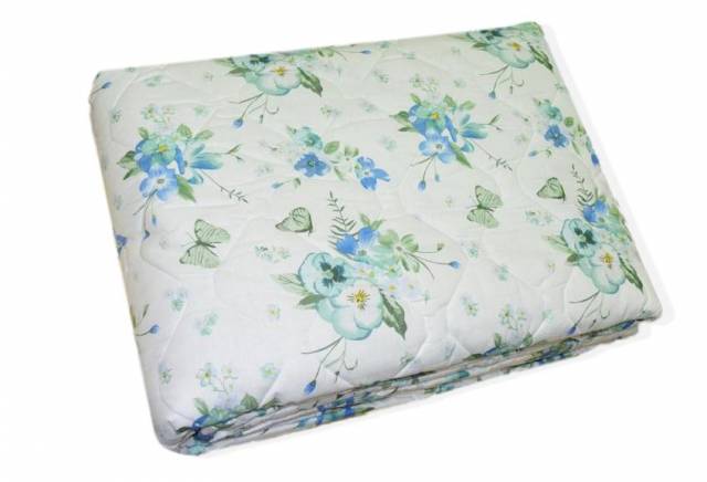 Vendita on line copriletto trapuntato matrimoniale zambaiti modello veer variante azzurro 2068 - biancheria per la casa