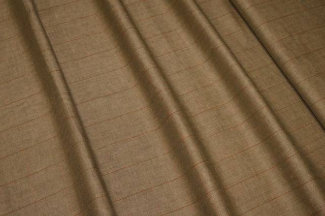 Vendita on line tessuto puro lino peso abito con fondo spinato - occasioni e scampoli