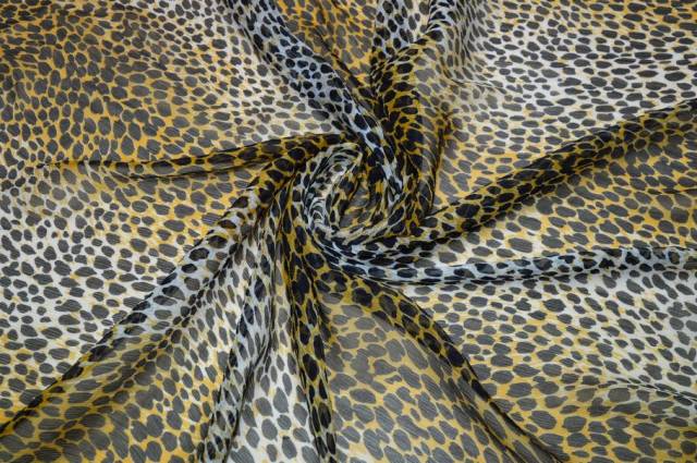 Vendita on line tessuto crepon pura seta animalier - occasioni e scampoli