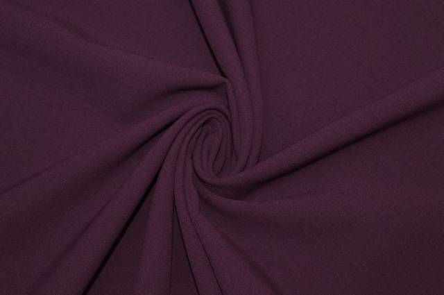 Vendita on line tessuto lana double bistrecht color prugna - tessuti abbigliamento lana