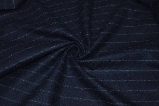 Vendita on line tessuto pura lana gessato blu peso giacca - occasioni e scampoli