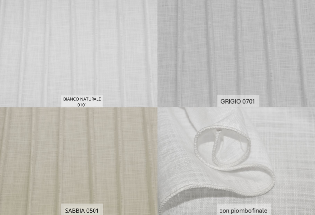 Vendita on line tessuto tenda misto lino 65% effetto vintage no stiro - tessuti per a metraggio