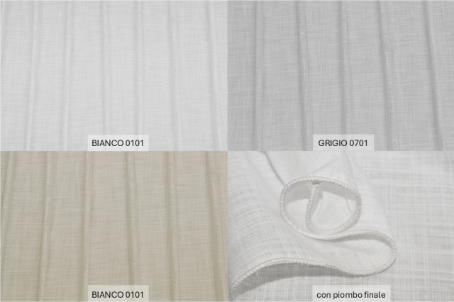 Vendita on line tessuto tenda misto lino 65% effetto vintage no stiro - tessuti per