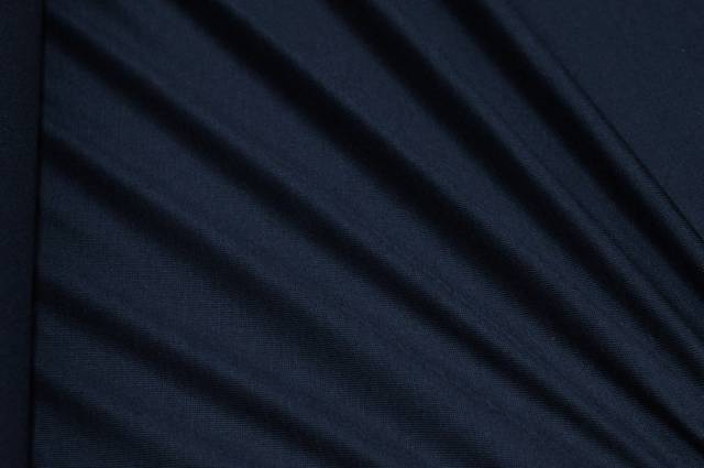 Vendita on line tessuto maglina pura lana blu - tessuti abbigliamento magline / jersey/tessuto in